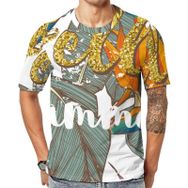 AILLOSA Th-430 Baskılı Desenli Kısa Kollu Unisex T-shirt