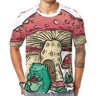 AILLOSA Th-434 Baskılı Desenli Kısa Kollu Unisex T-shirt