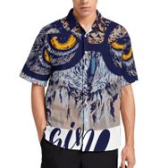 AILLOSA TH-457 Aloha Hawaii 3D Desen Kısa Kollu Erkek Gömlek