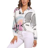 AILLOSA TH-462 V Yaka Kadın Bluz