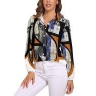 AILLOSA TH-463 V Yaka Kadın Bluz