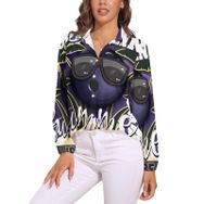AILLOSA TH-469 V Yaka Kadın Bluz