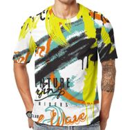 AILLOSA Th-483 Baskılı Desenli Kısa Kollu Unisex T-shirt