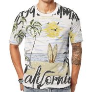 AILLOSA Th-484 Baskılı Desenli Kısa Kollu Unisex T-shirt