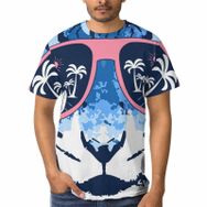 AILLOSA Th-493 Baskılı Desenli Kısa Kollu Unisex T-shirt