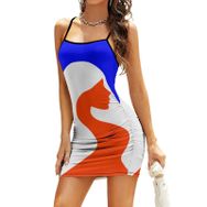 AILLOSA Wrap Hip FLAG-175 Kadın Kolsuz Elbise