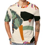 AILLOSA YH-103 Baskılı Desenli Kısa Kollu Unisex T-shirt