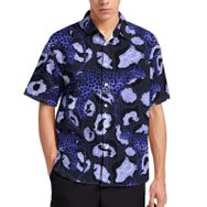 AILLOSA YH-111 Aloha Hawaii 3D Desen Kısa Kollu Erkek Gömlek