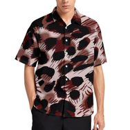AILLOSA YH-113 Aloha Hawaii 3D Desen Kısa Kollu Erkek Gömlek