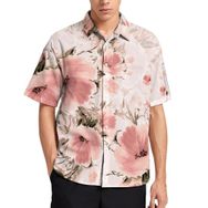 AILLOSA YH-117 Aloha Hawaii 3D Desen Kısa Kollu Erkek Gömlek