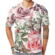 AILLOSA YH-120 Baskılı Desenli Kısa Kollu Unisex T-shirt