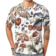 AILLOSA YH-124 Baskılı Desenli Kısa Kollu Unisex T-shirt