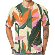 AILLOSA YH-127 Baskılı Desenli Kısa Kollu Unisex T-shirt