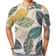AILLOSA YH-130 Baskılı Desenli Kısa Kollu Unisex T-shirt