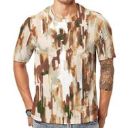 AILLOSA YH-131 Baskılı Desenli Kısa Kollu Unisex T-shirt