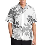 AILLOSA YH-138 Aloha Hawaii 3D Desen Kısa Kollu Erkek Gömlek