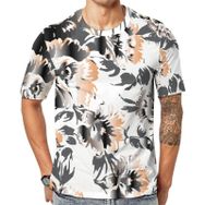AILLOSA YH-140 Baskılı Desenli Kısa Kollu Unisex T-shirt