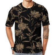 AILLOSA YH-142 Baskılı Desenli Kısa Kollu Unisex T-shirt