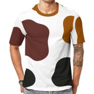AILLOSA YH-144 Baskılı Desenli Kısa Kollu Unisex T-shirt