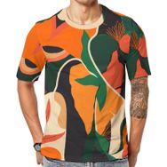 AILLOSA YH-146 Baskılı Desenli Kısa Kollu Unisex T-shirt