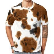 AILLOSA YH-149 Baskılı Desenli Kısa Kollu Unisex T-shirt