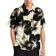 AILLOSA YH-15 Aloha Hawaii 3D Desen Kısa Kollu Erkek Gömlek