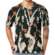 AILLOSA YH-153 Baskılı Desenli Kısa Kollu Unisex T-shirt