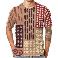 AILLOSA YH-155 Baskılı Desenli Kısa Kollu Unisex T-shirt