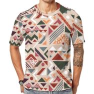 AILLOSA YH-157 Baskılı Desenli Kısa Kollu Unisex T-shirt