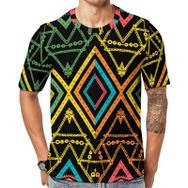 AILLOSA YH-158 Baskılı Desenli Kısa Kollu Unisex T-shirt