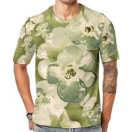 AILLOSA YH-165 Baskılı Desenli Kısa Kollu Unisex T-shirt