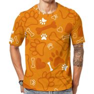AILLOSA YH-166 Baskılı Desenli Kısa Kollu Unisex T-shirt