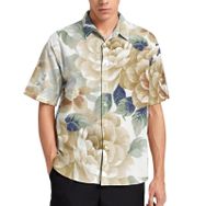 AILLOSA YH-18 Aloha Hawaii 3D Desen Kısa Kollu Erkek Gömlek