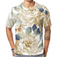 AILLOSA YH-18 Baskılı Desenli Kısa Kollu Unisex T-shirt