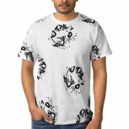 AILLOSA YH-181 3D Baskılı Desenli Kısa Kollu Erkek T-shirt