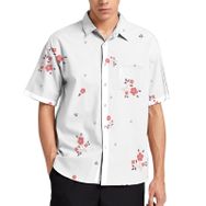 AILLOSA YH-201 Aloha Hawaii 3D Desen Kısa Kollu Erkek Gömlek