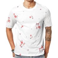 AILLOSA YH-201 Baskılı Desenli Kısa Kollu Unisex T-shirt