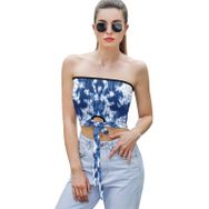 AILLOSA YH-236 Seksi File Tüp Üst Yaz Tube Top Tank Tops Askılı Üst Kadın Bluz