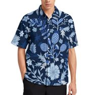 AILLOSA YH-237 Aloha Hawaii 3D Desen Kısa Kollu Erkek Gömlek