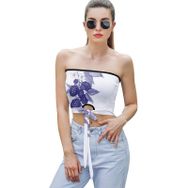 AILLOSA YH-239 Seksi File Tüp Üst Yaz Tube Top Tank Tops Askılı Üst Kadın Bluz