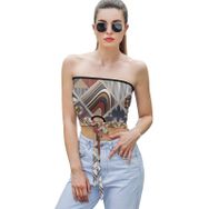 AILLOSA YH-246 Seksi File Tüp Üst Yaz Tube Top Tank Tops Askılı Üst Kadın Bluz