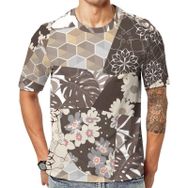 AILLOSA YH-247 Baskılı Desenli Kısa Kollu Unisex T-shirt