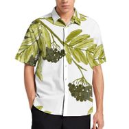 AILLOSA YH-248 Aloha Hawaii 3D Desen Kısa Kollu Erkek Gömlek