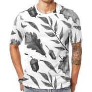 AILLOSA YH-256 Baskılı Desenli Kısa Kollu Unisex T-shirt