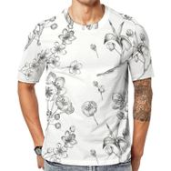 AILLOSA YH-259 Baskılı Desenli Kısa Kollu Unisex T-shirt