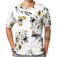 AILLOSA YH-263 Baskılı Desenli Kısa Kollu Unisex T-shirt
