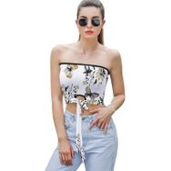 AILLOSA YH-263 Seksi File Tüp Üst Yaz Tube Top Tank Tops Kadın Askılı Üst Bluz