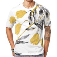 AILLOSA YH-266 Baskılı Desenli Kısa Kollu Unisex T-shirt