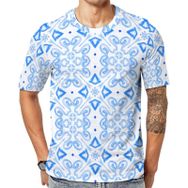 AILLOSA YH-267 Baskılı Desenli Kısa Kollu Unisex T-shirt