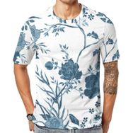 AILLOSA YH-269 Baskılı Desenli Kısa Kollu Unisex T-shirt